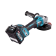 Акумулаторен безчетков ъглошлайф Makita GA023GM201, XGT 40 V max, 125 mm, 2 × 4,0 Ah / GA023GM201